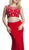 Two Piece Embellished Evening Dress