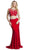 Two Piece Embellished Evening Dress