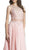 Embellished Fitted A-Line Evening Gown