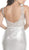 V-Neck Fitted Evening Dress