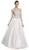 Crystal Embellished Strapless Evening Gown