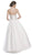 Crystal Embellished Strapless Evening Gown