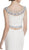 Fitted Illusion Bateau Evening Dress