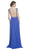 Embellished Illusion Bateau Prom Dress