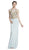 Gilded Illusion Bateau Sheath Prom Dress