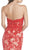 Floral Lace Sweetheart Fitted Evening Dress