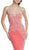Dazzling Illusion Halter Prom Dress