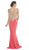 Dazzling Illusion Halter Prom Dress