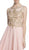 Sleeveless Sheer Bateau A-line Prom Dress