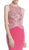 Embellished Mock Two Piece Prom Dress