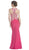 Embellished Mock Two Piece Prom Dress