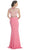 Embellished Cap Sleeve Fitted Prom Dress