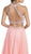 Two Piece Embellished Halter Prom Dress