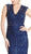 Lace Embellished V-neck Sheath Guest Dress
