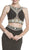 Two Piece Bedazzled Halter Sheath Prom Dress