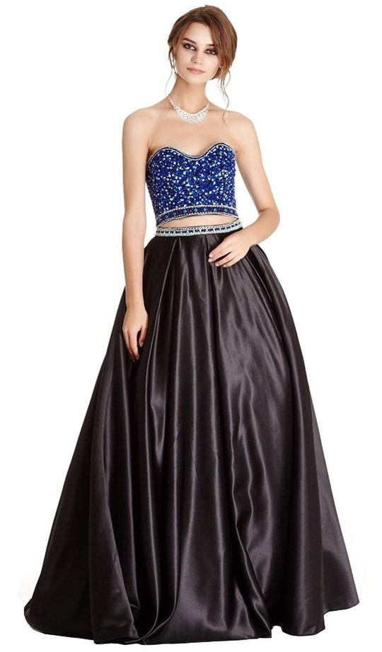 Bedazzled Sweetheart Evening Ballgown