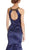 Ornate Halter Neck Trumpet Evening Gown