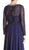 Ornate Long Sleeve Mother of Bride Dress