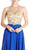 Illusion Halter A-line Prom Dress