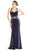 Lace Halter Sheath Evening Dress