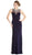 Embellished Illusion Jewel Sheath Prom Dress