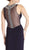 Embellished Illusion Jewel Sheath Prom Dress