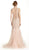 Embellished Illusion Scoop Trumpet Prom Dress