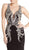 Embellished Deep V-neck Sheath Evening Dress