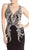 Embellished Deep V-neck Sheath Evening Dress