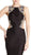 Embellished Jewel Neck Mermaid Evening Dress
