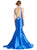 Dazzling Halter Neck Mermaid Evening Dress