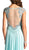 Jeweled V-neck A-line Evening Dress
