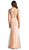 Bejeweled Lace Sheath Evening Dress