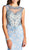 Embellished Illusion Bateau Evening Dress