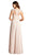 Applique Jewel Neck A-line Evening Dress