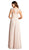 Applique Jewel Neck A-line Evening Dress