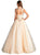 Embellished Illusion Scoop Quinceanera Ballgown