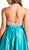 Dazzling Sleeveless Halter Neck Evening Ballgown