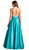 Dazzling Sleeveless Halter Neck Evening Ballgown