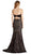 Strapless Ruched Sweetheart Lace Evening Dress
