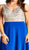 Bejeweled V-neck Sheath Prom Dress