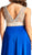 Bejeweled V-neck Sheath Prom Dress
