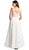 Floral Lace Applique Wedding Dress