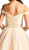 Pearl Beaded Off-Shoulder Evening Ballgown