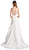 Lace Applique A-line Wedding Gown