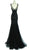 Bejeweled Illusion Bateau Evening Dress