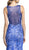 Embellished Bateau Neck Sheath Evening Dress
