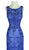 Embellished Bateau Neck Sheath Evening Dress