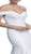Lace Off-Shoulder Sheath Wedding Dress