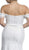 Lace Off-Shoulder Sheath Wedding Dress